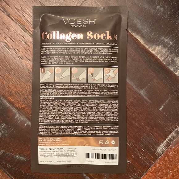 Bundle NIB Voesh collagen socks intensive treatment argon oil (2) - Picture 2 of 5